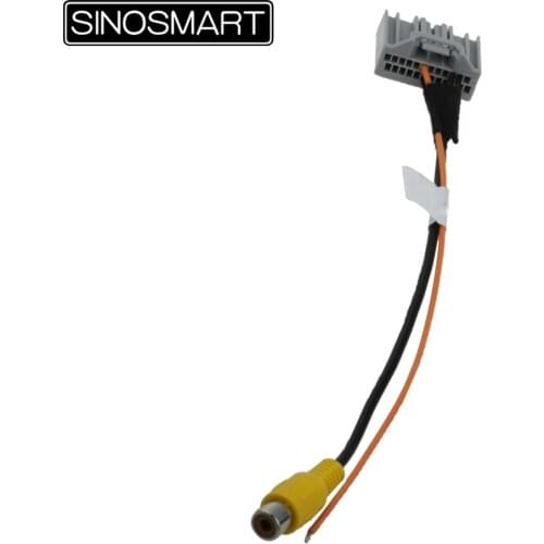SINOSMART C24-C Reversing Camera Connection Cable for Honda CRV 2013 OEM Monitor without Damaging the Car Wiring
