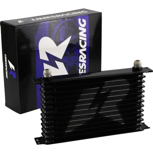 LR Universal AN10 13 Row Engine/Transmission Oil Cooler Trust Type Black