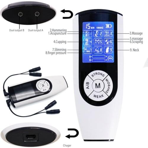 USB Charging Dual-Output Electric Shock High-Performance Host Power Therapy Box Electric Shock Accessories Couple Sex Toys