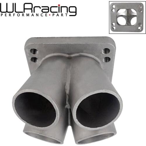 WLR - Cast Stainless Steel 4-1 Turbo header manifold Merge collector T3 T4 with T3 Flange WLR-THM01-4