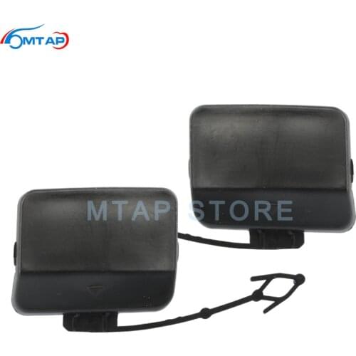 MTAP Rear Bumper Towing Hook Cover Trim Panel Cap Unpainted For BMW X5 E70 LCI 2011 2012 2013 Rear Tow Hauling Eye Cover