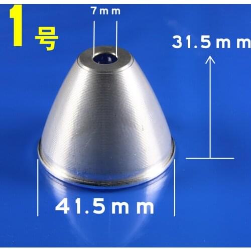 1pcs Aluminum LED Flashlight Reflector Condenser Cup reflect cap Dia 42mm