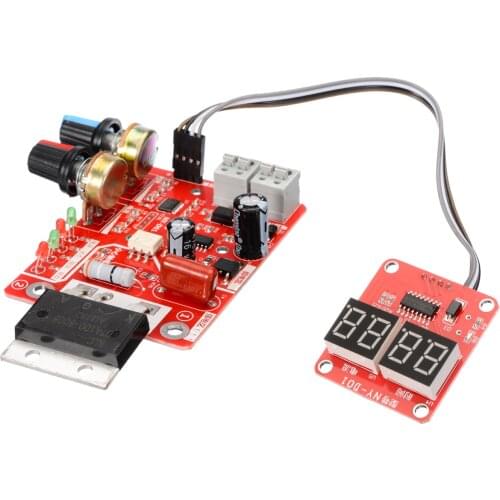 100A Digital Spot Welding Machine Time &Current Control Display Spot Welder Transformer Controller Board for Spot Welder Machine