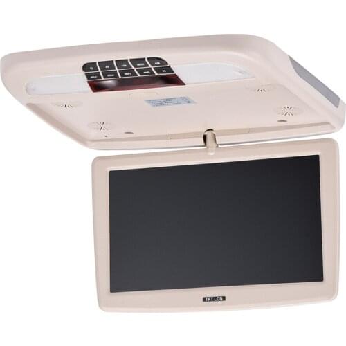 11.6" HD Car Roof Monitor Ultra-thin Car Roof Flip Down Android 9.0 Monitor LCD HDMI IR FM USB SD