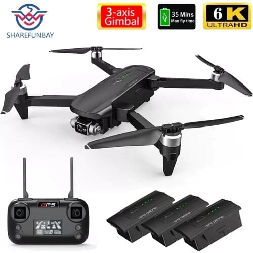 2021 NEW CSF100 Drone 6K HD Camera 3-axis Gimbal 35 mins Flight Time Brushless Aerial Photography GPS WIFI FPV vs F11 Pro Drone