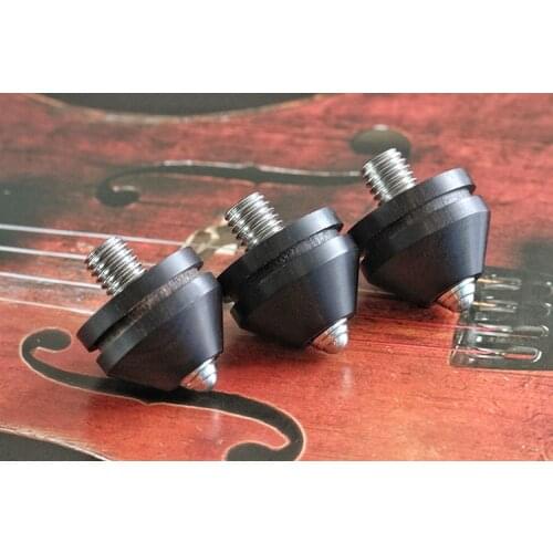 4PCS M10 M8 Screw Speaker Stand HIFI AMP Spike Isolation Stand Feet Base Wood Amplifier Speaker Cone Nail Ebony Wooden