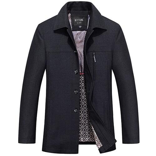 4XL 5XL 6XL Thick Jacket Male Overcoat 50% Off Casual Slim Fit Turn-down Collar Men Jackets Coats