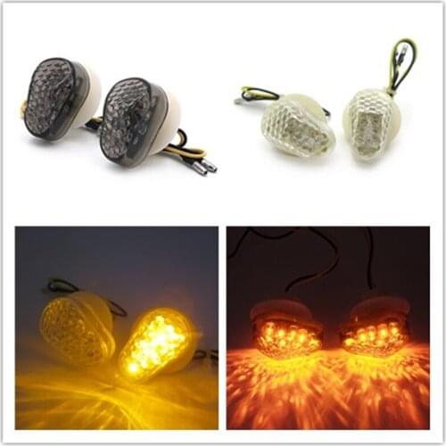 Aftermarket free shipping motorcycle parts LED Rear Turn Signal Light For 2006-2014 Yamaha FZ1/2004-2014 FZ6 Clear smoke