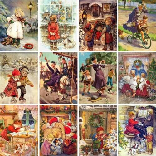 5D DIY Diamond Painting Rhinestone Picture All Square/Round Embroidery Mosaic Home Decoration Hand Inlaid Beaded Gift