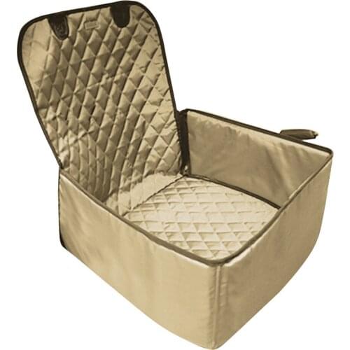 DogLemi Waterproof Dog Car Seat Cover for Cat Pets Booster Seat Water-resistant Foldable Adjustable Travel Safety Seat Protector