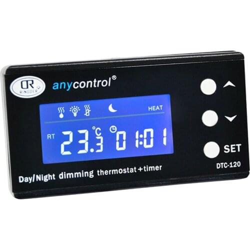 Electronic Thermostat Temperature Control Thermostat Controller for Reptiles and Brewing Breeding Incubation Greenhouse