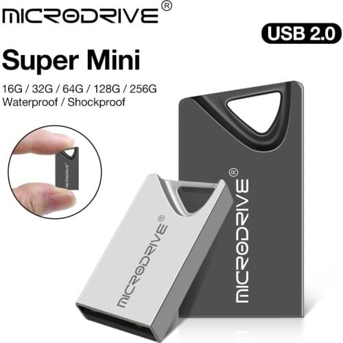 Metal Mini USB Flash Drive PenDrive Tiny Pen Drive U Stick U Disk Memory Stick Usb Stick small Gift 4gb 8gb 16GB 32gb 64gb