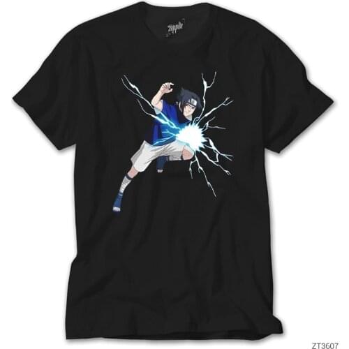 Unisex Woman Man Anime Tshirt Black Color 100% Cotton