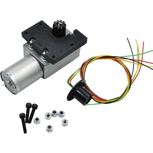 HUINA 1550 Metal Driven Rotary Motor For Upgrade 1:14 RC Metal Excavator Parts