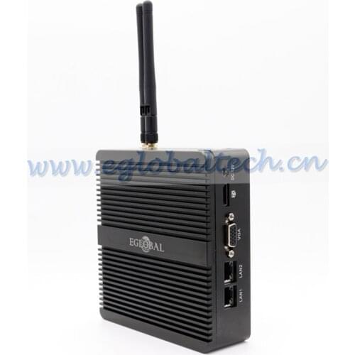 Eglobal Mini PC Intel J1900 2GHz Quad Core Four Thread 4G RAM Windows10 Dual LAN Fanless Mini Computer Celeron N2810