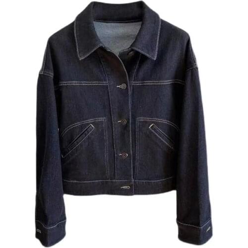 Pneime Womens Jacket Tops 2021 New Waist Drawstring Sstand CollarTooling Jacket Womens Casual Loose Korean Autumn Windbreaker