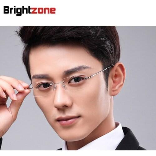 NEW ARRIVING + Fashion + Free Shipping Memory Titanium 8189 Rimless Glasses Eyeglasses Spectacle Frame Oculos De Grau Eyewear