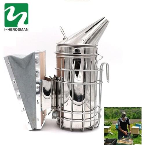 Beekeeping Smoker Stainless Steel Manual Bee Smoke Transmitter Kit Beekeeping Tool Apiculture Beekeeping Tool Smoke Sprayer