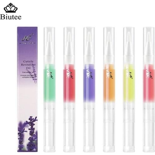 BIUTEE 5ml Nail Nutrition Oil Pen Style Nail Treatment Cuticle Revitalizer Oil Prevent Agnail Nail Polish Nourish Skin Nail Art