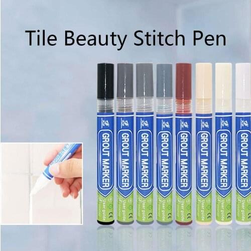 1PC Tile Beauty Sewing Pen Bathroom Waterproof Floor Tile Gap Decontamination Penmouldproof Waterproof Moisture-Proof