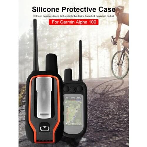 Silicone Case Soft Durable TPU Protective Cover Protection Shell Case For Garmin Alp-ha 100 Handheld GPS Code Meter Anti-fall