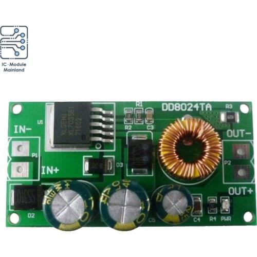 High-Voltage DC-DC Converter Buck Step-down Conversion Regulator Module 10-80V to 3.3V 5V 6V 9V 12V 15V + Terminal for EBike