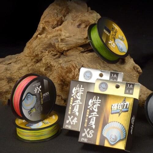 1 pc 4 8 Strands braided Luya line semi-floating 100 meters 2 2.5 7 8 code braid main line for sea fishing pole PE fluorocarbon