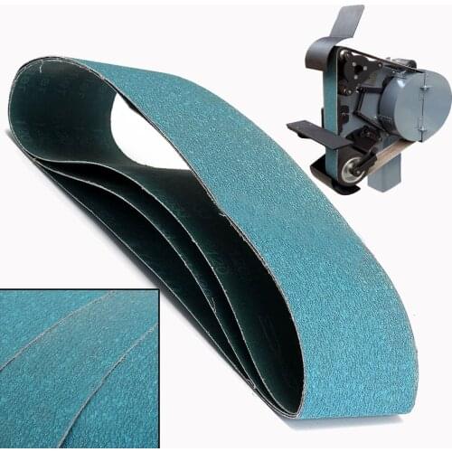 3Pcs 4" x 36" 120# Grit Metal Polishing Grinding Zirconia Sanding Belts 100x915mm