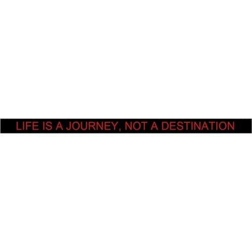 300pcs Motivational Black LIFE IS A JOURNEY NOT A DESTINATION Silicone Bracelets Rubber Wristbands Free Shipping by DHL