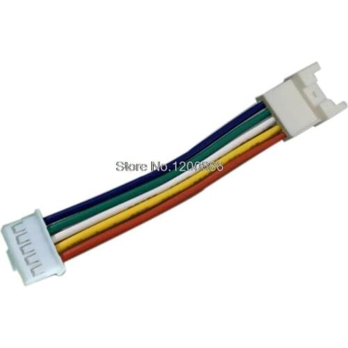 5CM 24 AWG XA2.54 XA 2.5MM 2.5 2P/3P/4P/5P/6 Pin Male Female Extension Double Connector with Flat Cable 50MM 1007