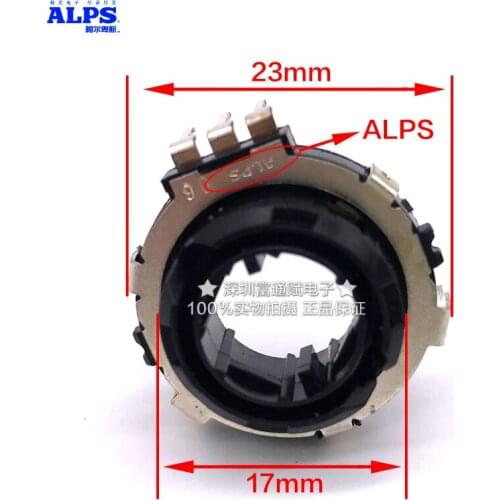 [VK] original ALPS hollow type encoder EC25 20 positioning 10 pulses SRGP200200 car audio volume switch