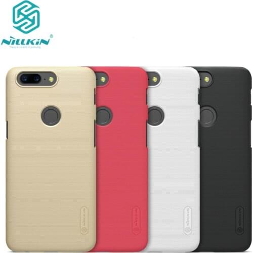 OnePlus 5t Case Nillkin Frosted Shield Hard Plastic Back Cover Case for OnePlus 5T A5010 Gift Screen Protector for one plus 5t