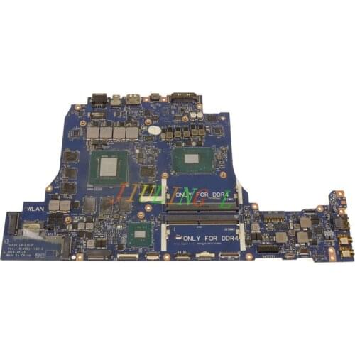 For Dell Alienware 15 R3 17 R4 Laptop Motherboard 8WCKC D91R7 Logic Board I7-7820HK GTX1080 8GB LA-D753P N17E-G3-A1 Main Board