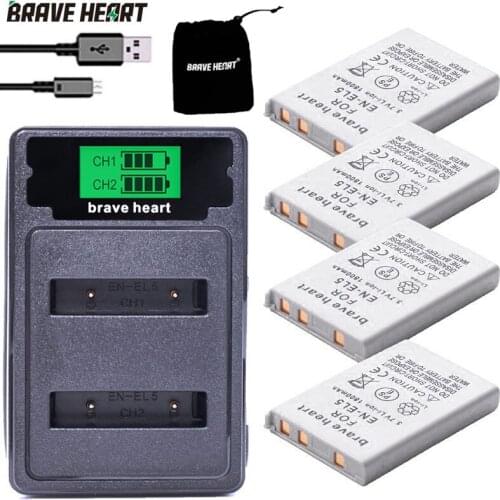 EN-EL5 ENEL5 En El5 Li-ion Rechargeable Battery pack For Nikon Camera Coolpix P80 P90 P100 P500 P510 P520 camera accessories