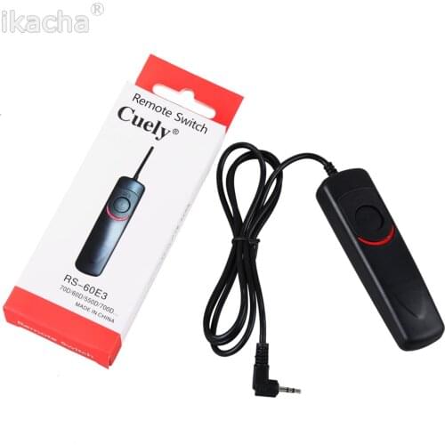 RS-60E3 Remote Shutter Release Control Cord for Canon 500d 450d 700D 650D 550D 60D 600d G1X G15 G12