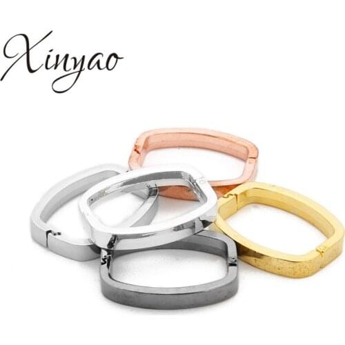 XINYAO 5pcs/lot 20x26mm Copper Metal Buckle Clasps End Fastener Clasps for Necklace Bags Connectors DIY Jewelry Findings