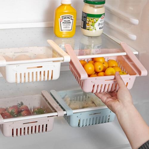 Hoomall Creative Refrigerator Storage Box Fresh Spacer Layer Storage Rack Drawer Fresh Spacer Sort Kitchen Tool