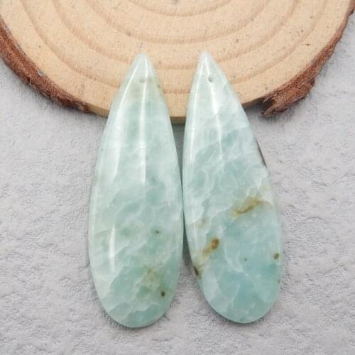Natural Onyx Jasper fashion woman Earrings bead 36x13x4mm,5.9g