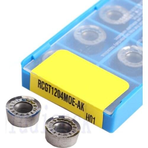 RCGT0803MOE-AK H01 RCGT1003MOE-AK H01 Carbide Insert RCGT10T3MOE-AK H01 Milling Cutter RCGT1204MOE-AK H01 CNC Lathe Turning Tool