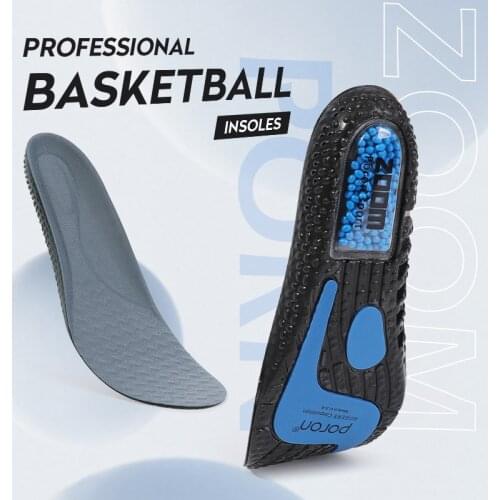 FootMaster Upgrade Arch Support Sports Insoles ZOOM Cushioning PORON Forefoot Shock-Absorption Pad Plantar Fasciitis Shoe Insole