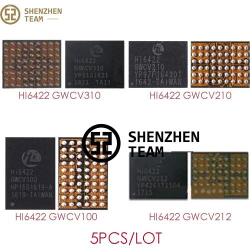 SZteam 5PCS PMIC Hi6422 GWCV100 GWCV210 V212 V213 GWCV310 V32121 V32122 GWCV500 V50021 Power IC For HUAWEI MATE8 MATE 8 XIAOMI