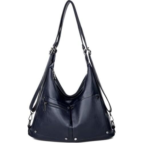 Lady Shoulder Bag Tote Big Women Handbag Multifunction Pu Leather Large Messenger Bags for Women 2021 Women Bags Designer Casual