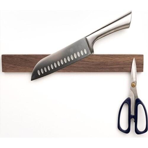 16 Inch Europe Beech Magnet knife Holder Magnetic Tool & knifer Holder Barra Magnetic Keeps Kitchen Organized