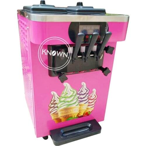 22L automatic Soft ice cream vending machine roller making commercial ice cream maker hot selling