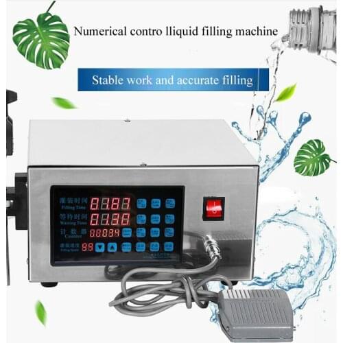 5-3500mlCNC Small Automatic Liquid Filling Machine 220V Perfume Weighing Filling Machine Oral Liquid Solution Fille