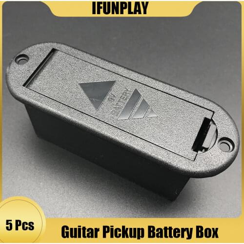 5pcs 9V Battery Case Holder Cover Box Replacement for Active Guitar Bass Pickup High Quality Guitarra Accessories A Type