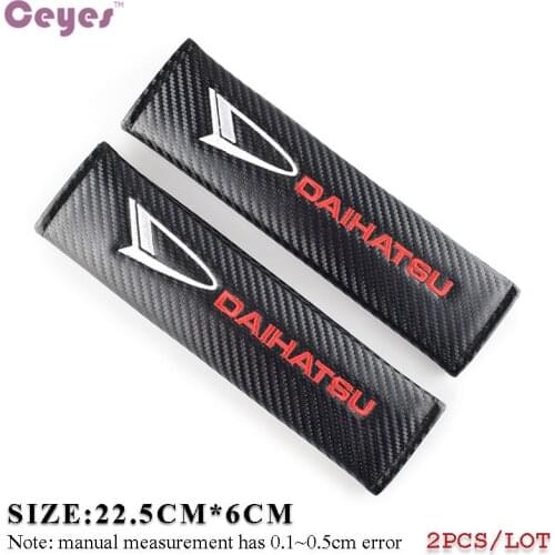 Auto Seat Belt Cover For Daihatsu Terios Mira Hijet Boon Move Sirion Cuore Seatbelt Shoulder Strap Pad Accessories Car Styling