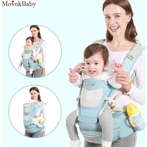 Baby Hipseat Ergonomic Baby Carrier Soft Safety Infant Newborn Hip Seat Sling Front Facing Kangaroo for Outdoor Travel