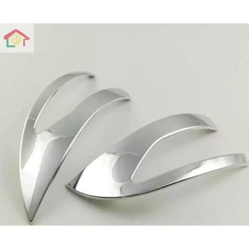 For Nissan Sentr / Sylphy 2016 2017 2018 ABS Rearview Mirror Cover Strip Molding Trims 2pcs Car Accessories