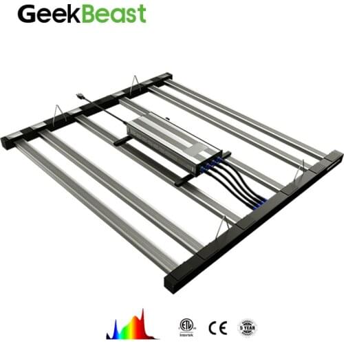 China Led Grow Lights, Average PPFD 1764umol/s SMD LED Diodes,UV IR Dual Switches Lm301h For Veg & Blooming 630w Geekbeast Pro